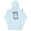 "Card Guru Checklist" Hoodie - hellblau